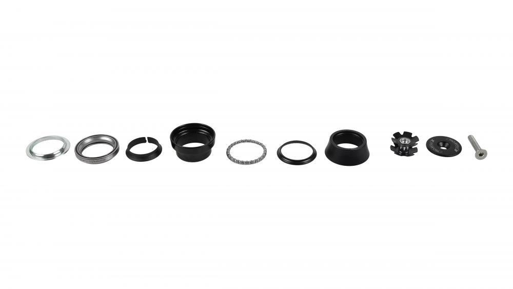 HDS Complete Steuersatz EC34/28.6 - Integriertes Lagersystem 1-1/8" mit Aluminium Konusabdeckung