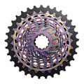 SRAM Kassette XG-1290 E1 X-Glide rainbow 10-33T - leichte Präzisions-Rennradkassette