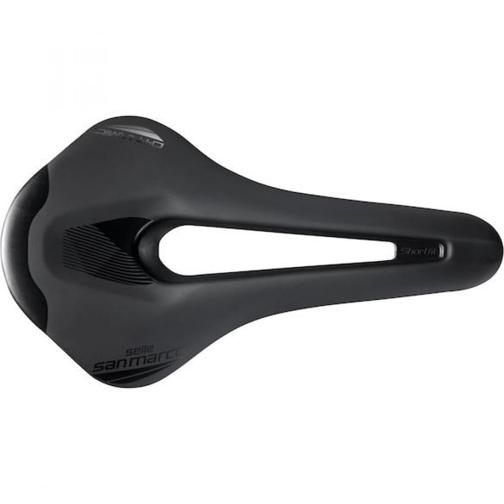 Selle San Marco Sattel Shortfit 2.0 Dynamic 140 x 255 mm Schwarz - leistungsstarker Rennradsattel