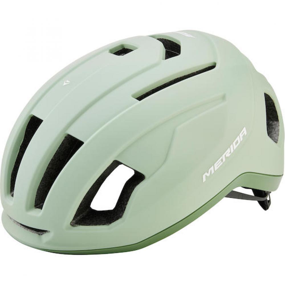 Merida Helm Shift mattgrün 54-58 cm Mattgrün - aerodynamischer Rennradhelm