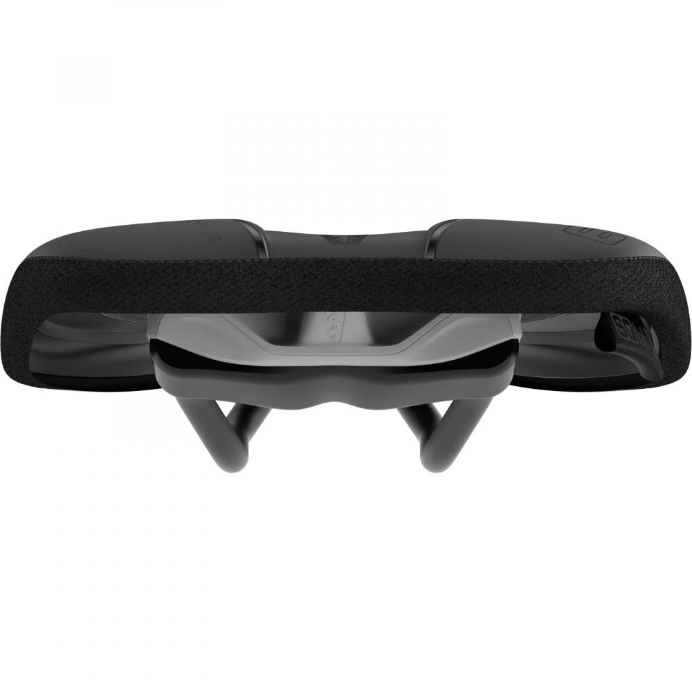 ERGOWAVE SQlab 614 ERGOWAVE® active 2.1 Sattel 13 cm - ergonomisch für Gravelbikes Kevlarbezug Tube Streben schwarz perfekte Druckentlastung und Komfort - Fahrradsattel