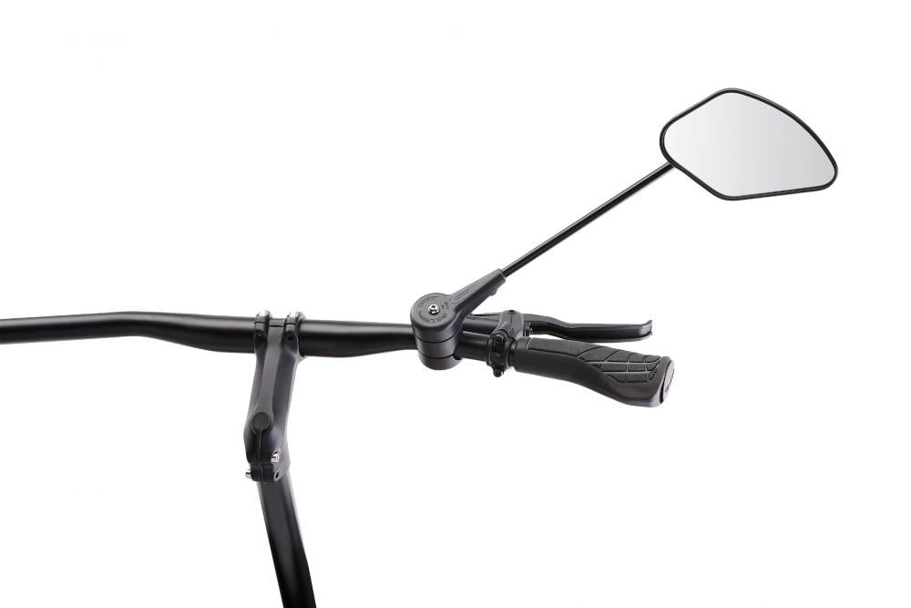 Krampe Fahrradspiegel KF Sport Typ D 20° rechts große Außenklemmung schwarz