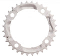 Silbernes Shimano Deore MTB-Kettenblatt mit 32 Zähnen für FC-M531/532/533/542 Kurbelgarnituren.