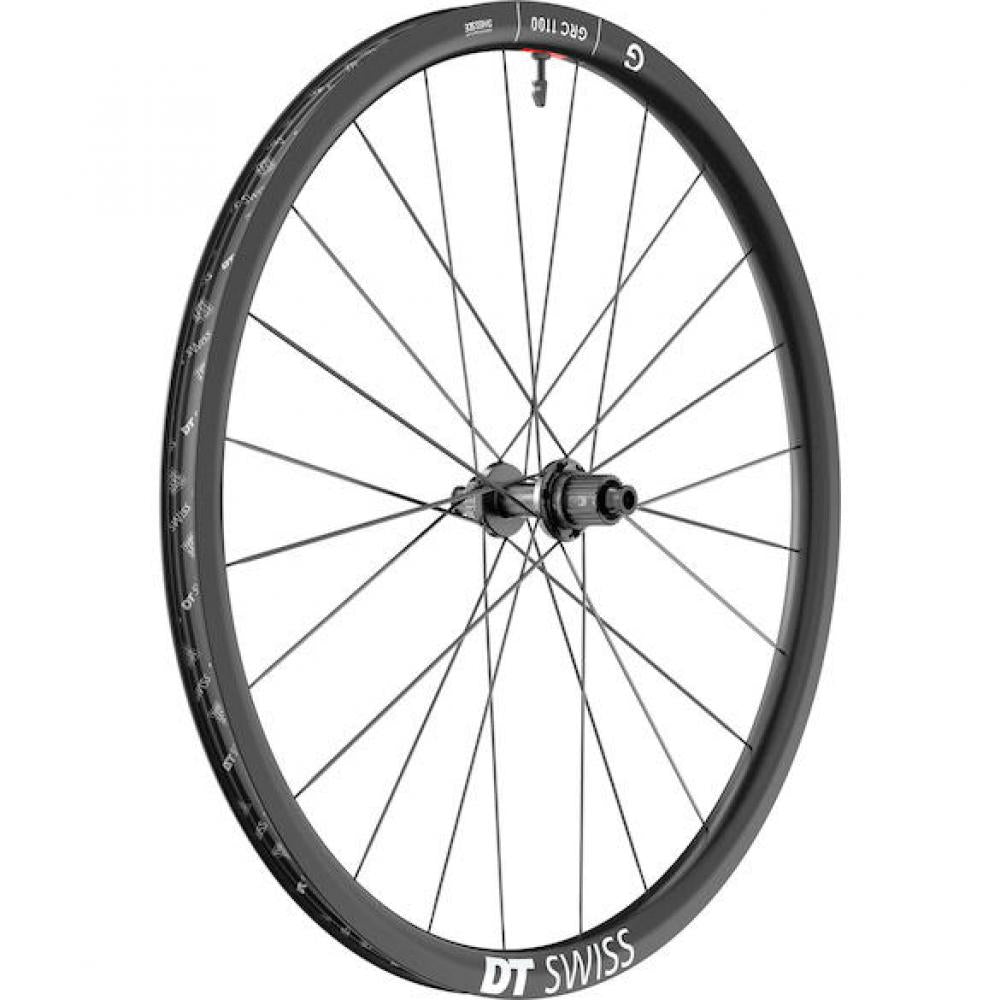 DT Swiss GRC 1100 DICUT Laufrad 584 x 30 mm Schwarz - leichtes Gravel-Carbonrad