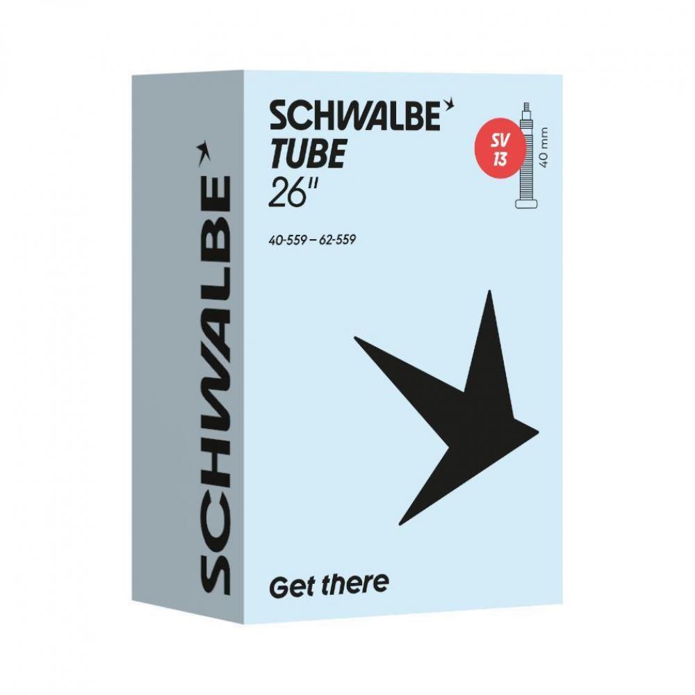 Schwalbe Schlauch Nr. 13 26 Zoll - SV 40 mm, 40/62-559