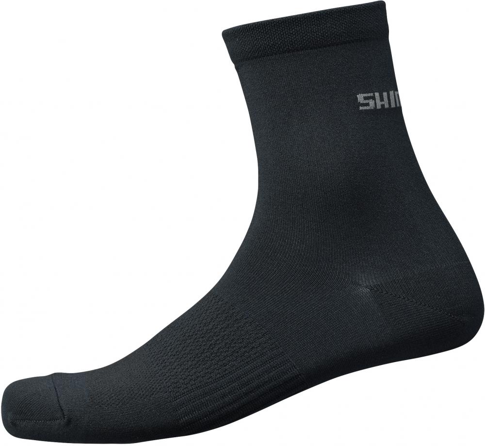 SHIMANO PERFORMANCE MID SOCKS BLACK Größe L BLACK - atmungsaktive Radsocken