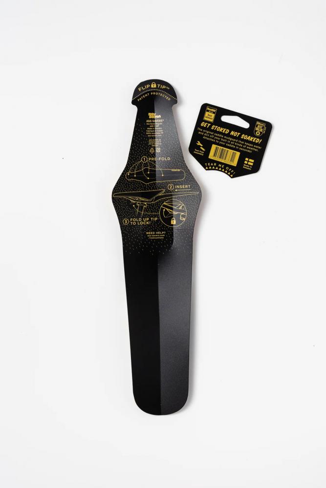 Ass Savers ASR-1 Regular Spritzschutz HR, bits n peaces Special Edition Leichter, flexibler Schutz für Ihr Hinterrad, einfach montierbar, passend für die meisten Fahrräder