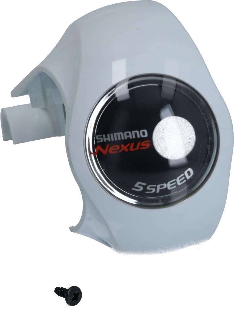 SHIMANO Abdeckung SL-5S30 HR ? Ersatz-Abdeckung für Schalthebel, Weiß