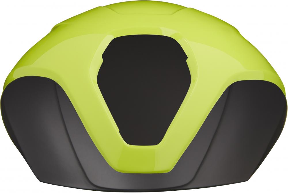 LAZER AEROSHELL STRADA FLASH YELLOW L - aerodynamisches Regencover für Rennradhelme