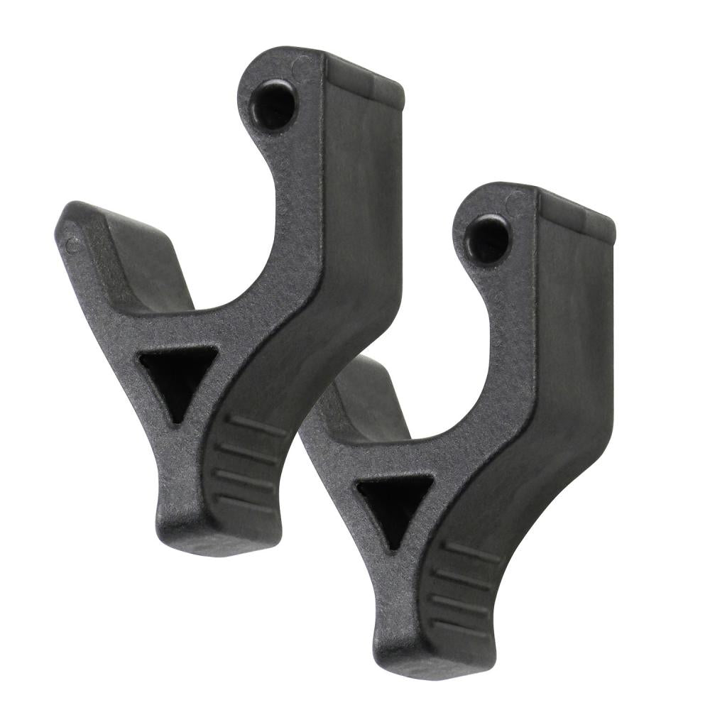 KLICKfix Riegel Oversize Ø 1520 mm für UniKlip 2/KorbKlip 2 Paarweise, schwarz, passend für dicke oder unrunde Gepäckträgerstreben, Maße: 2 x 3,5 x 5,5 cm.