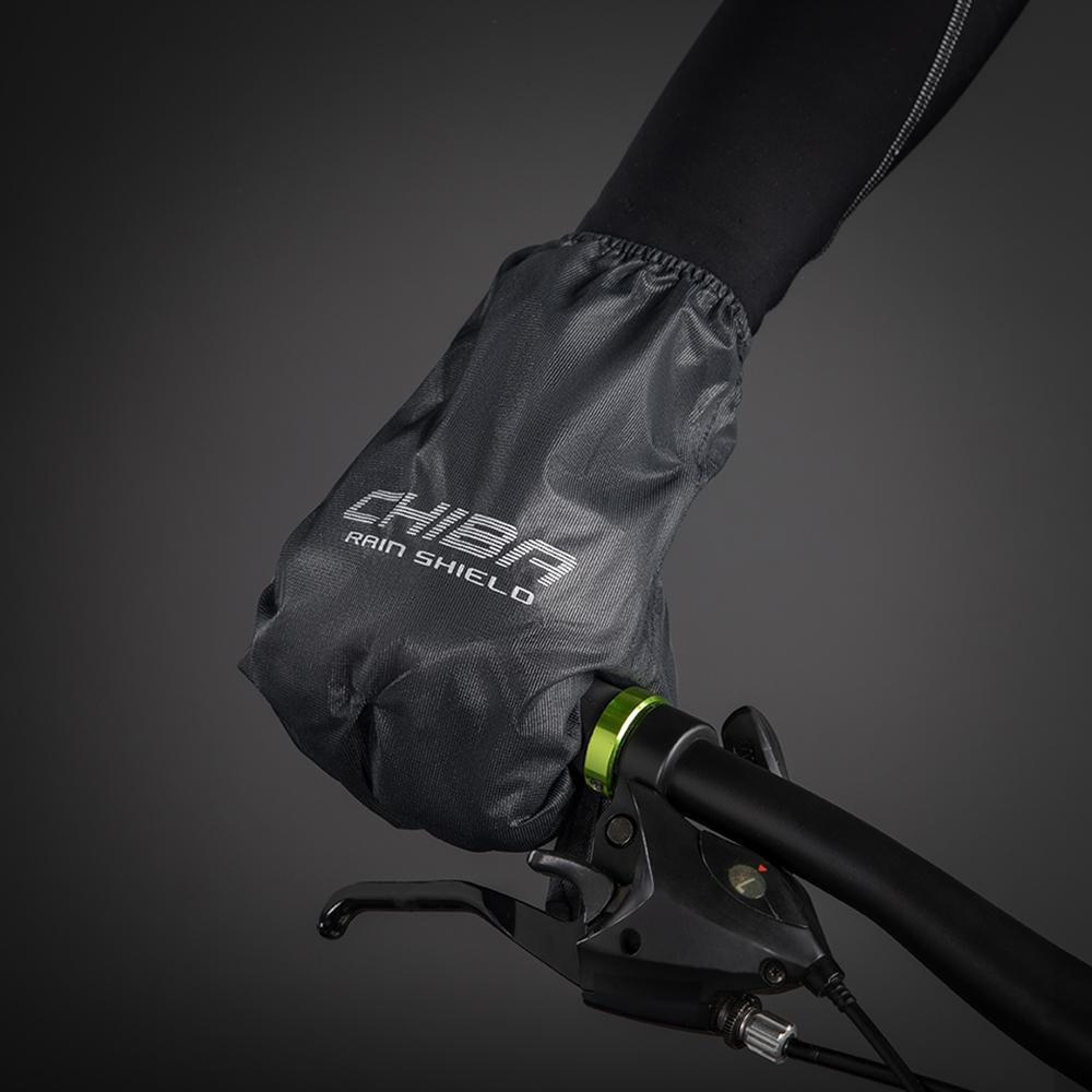 CHIBA Rain Shield Superlight - Überzughandschuh Lobster, XXL, schwarz, wind- & wasserabweisend