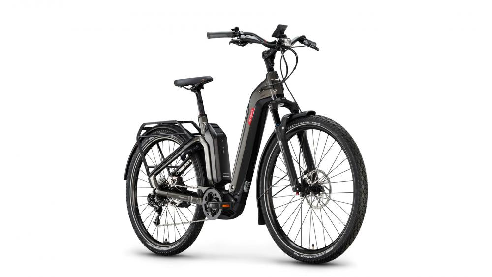VICTORIA Elektro-Urbanrad "UTILYON 6" (#1), Wave, 29", anthracite grey, SHIMANO "Deore XT", 11-Gang, 56cm