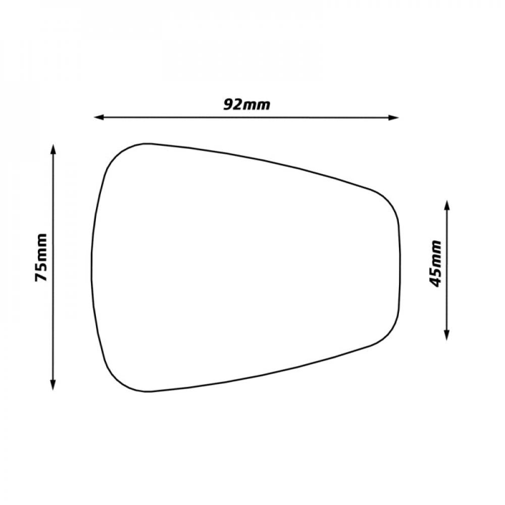 Zefal Fahrradspiegel Espion Z56 schwarz für Lenker klappbar links