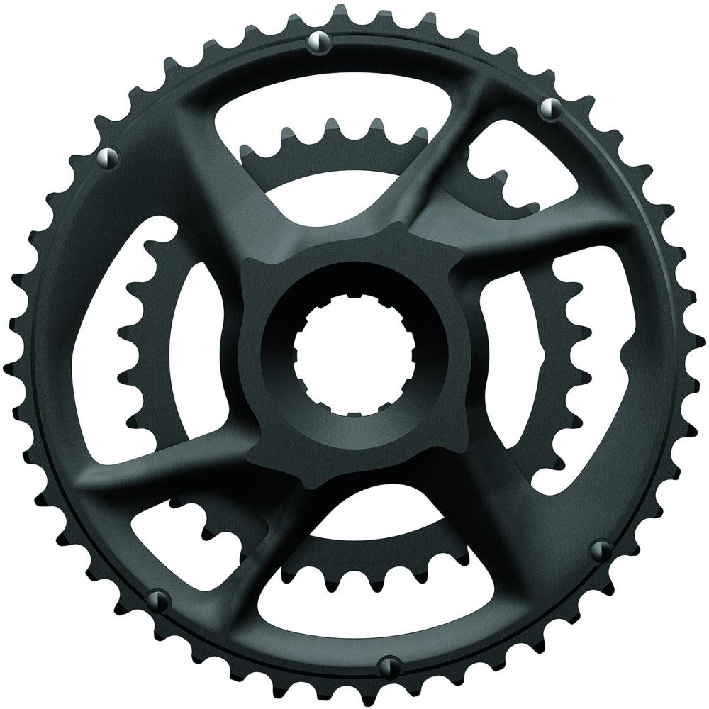 FSA Kettenblätter E-Bike Direct Mount 48/32 T Schwarz - CNC-gefräst für Fazua