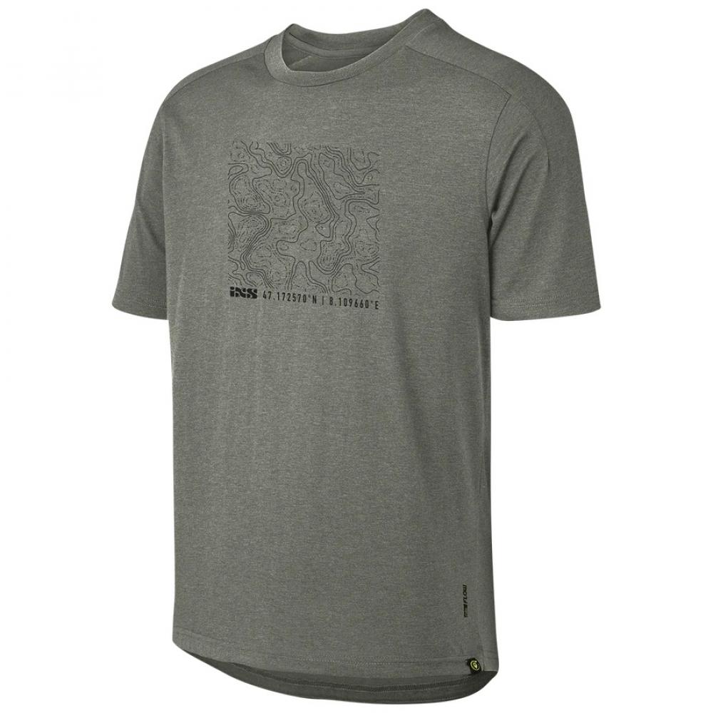 IXS Sports Division iXS Flow Kids Contour Tech Tee KL graphite - funktionelles Kinder-Bikeshirt
