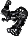 Shimano Tourney RD-TY300 Schaltwerk 6/7-fach Direct Mount Long Cage in Schwarz.