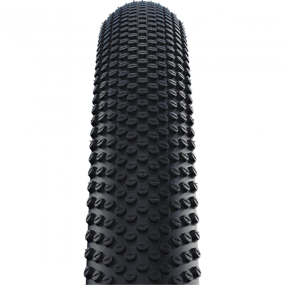 Schwalbe G-ONE ALLROUND Performance Line 40-584 schwarzer Gravelreifen mit vielseitigem Reifenprofil.