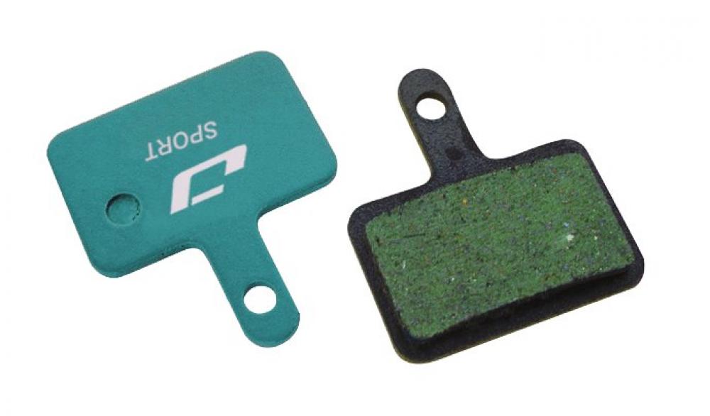 Jagwire Bremsbeläge Disc Sport Organic Werkstattverpackung Blau - Dosierbare Bremsleistung für Shimano & SRAM