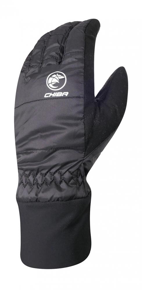 Chiba City Liner Winterhandschuh Schwarz Gr. XXL - wind- & wasserdicht, Primaloft-Futter, Touchfinger, Carbon-Grip & Reflexelemente