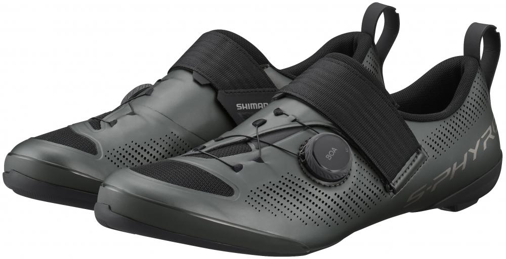 SHIMANO Fahrradschuhe TR903 Herren/Damen Road SPD-SL Typ Triathlon Größe 39 Grau