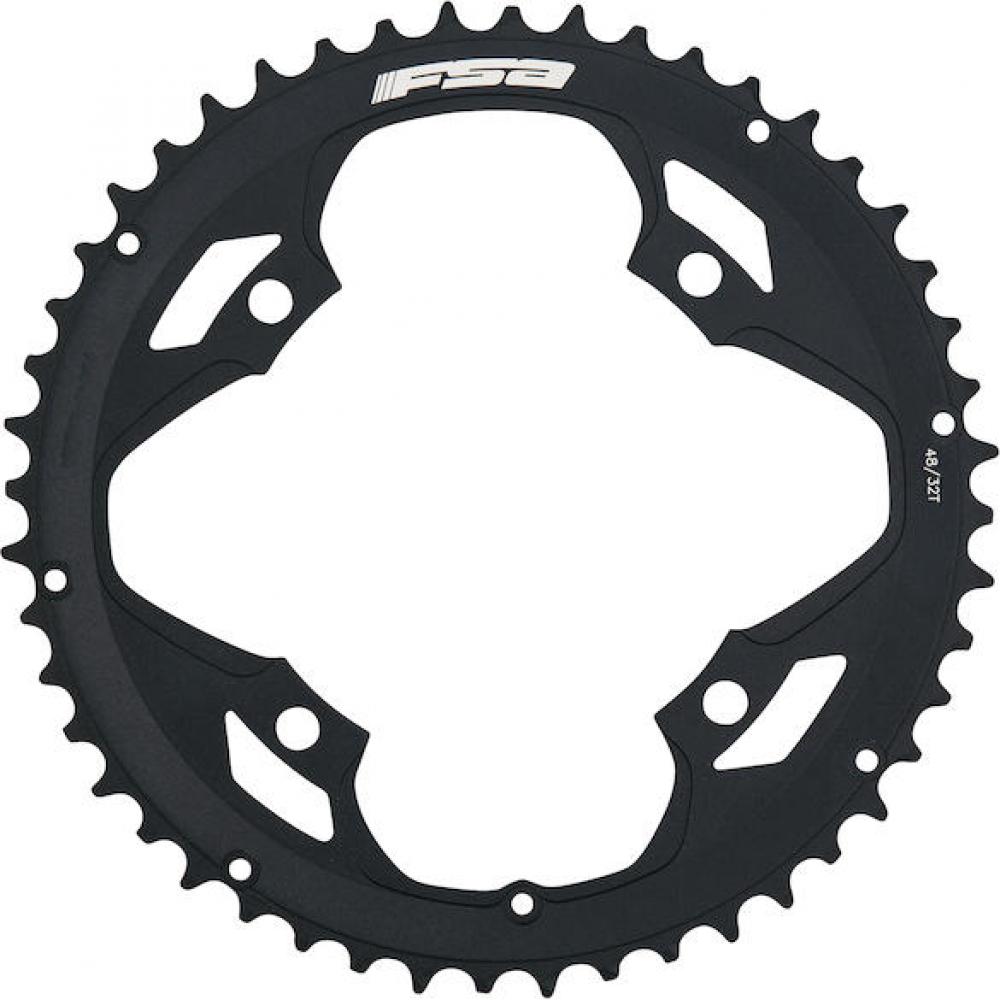 FSA Kettenblatt Road Pro 4-Arm 120 mm x 46 T Schwarz - Präzise Schaltperformance