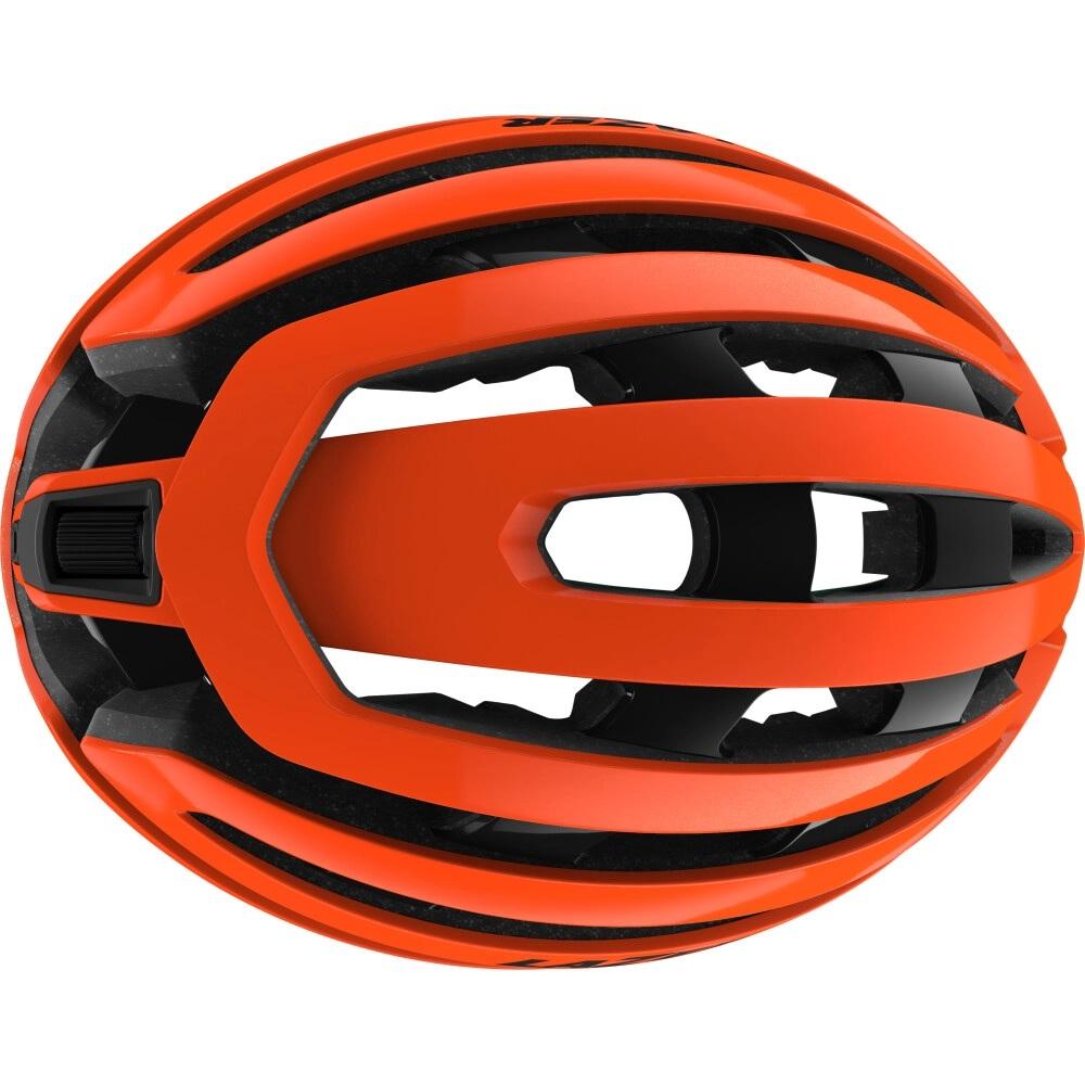 LAZER Helm Z1 KinetiCore Road Flash Orange M 55-59 cm - leichter Aero-Rennradhelm