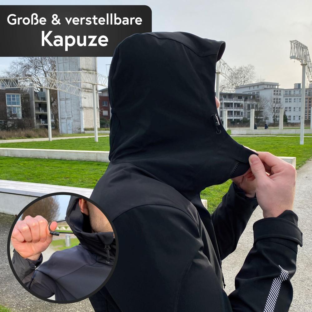Valkental Jacke 3in1 Smart Jacket wasserdichte Jacke mit Fleece Zipp-In Herren 3XL schwarz