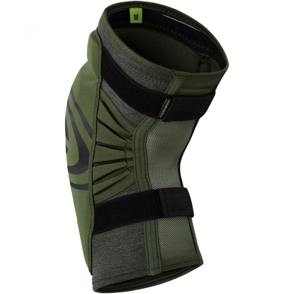 IXS Sports Division iXS Carve EVO+ knee guard XS olive - leichter Freeride-Knieschoner