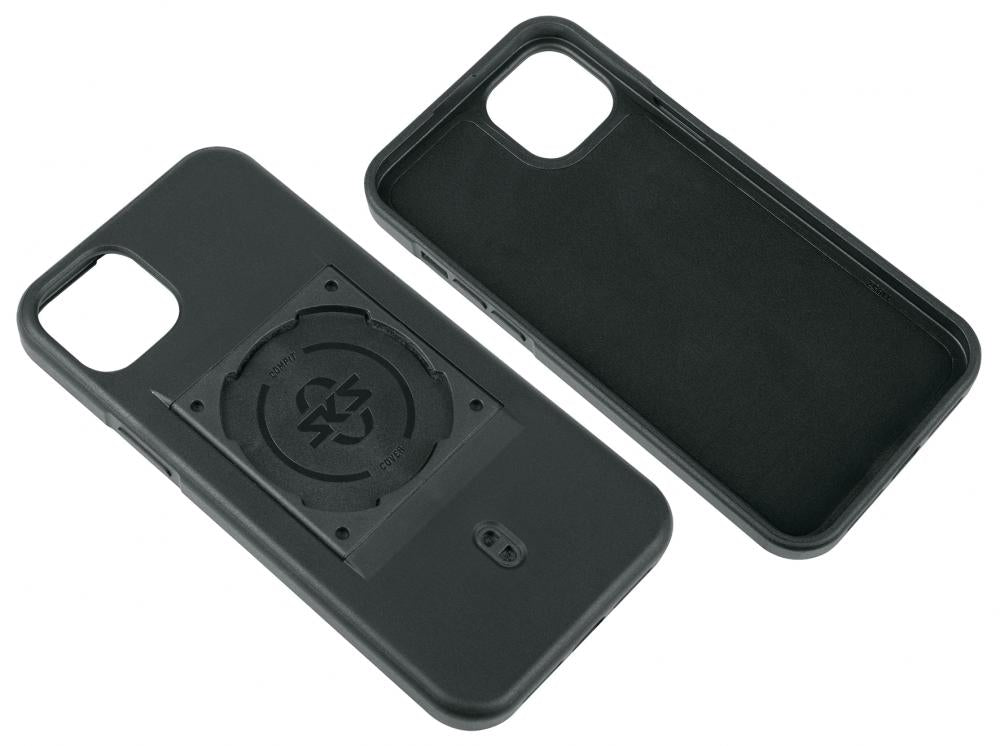 SKS Compit Cover für iPhone 15 Plus stoßdämpfende Hülle mit Oversize-Bajonettaufnahme, kompatibel mit COMPIT und +COM/UNIT Halterungen