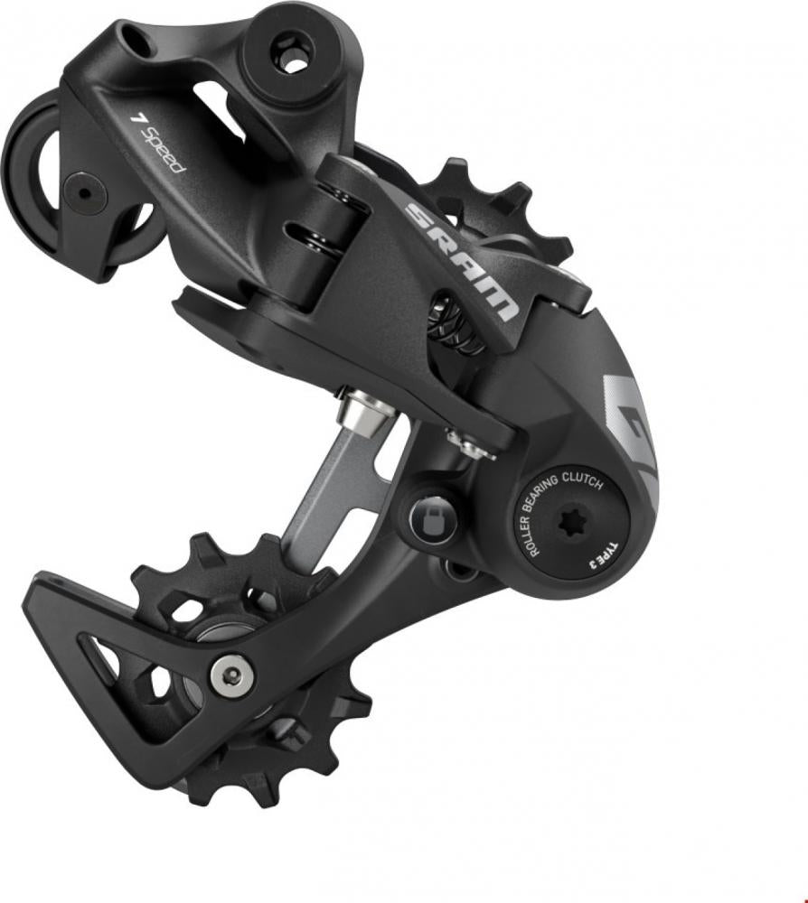 SRAM GX DH 7-fach Schaltwerk, schwarz, Medium Cage - präzise Downhill-Schaltperformance