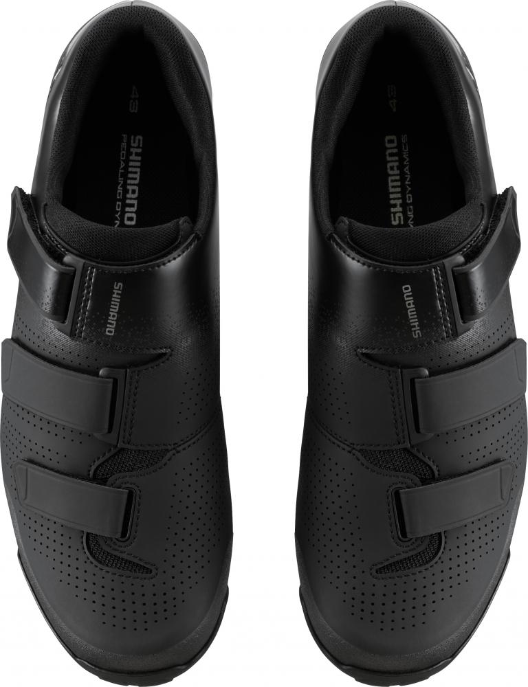 SHIMANO Fahrradschuhe XC102 Herren Damen MTB SPD Fahrradschuhe Größe 45 Schwarz