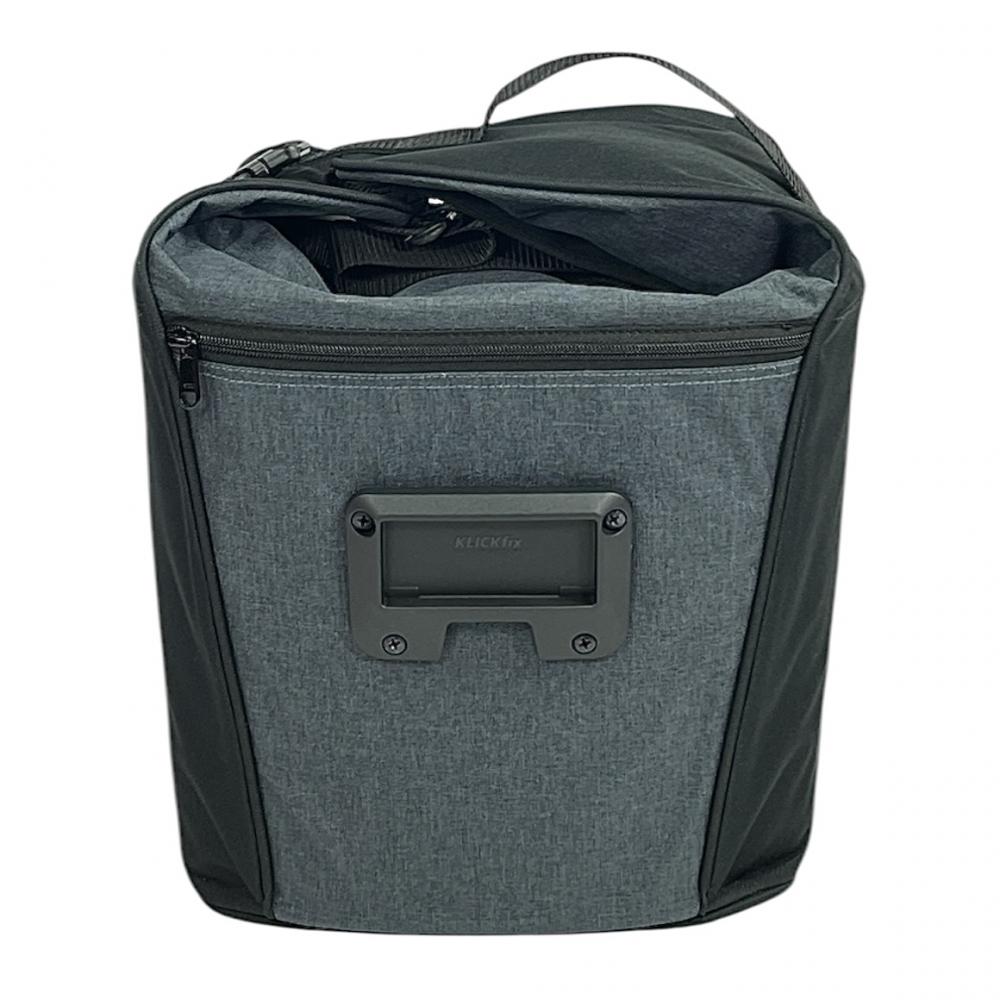 Haberland Lenkertasche Britta grau schwarz Größe 32x26x28cm 18l