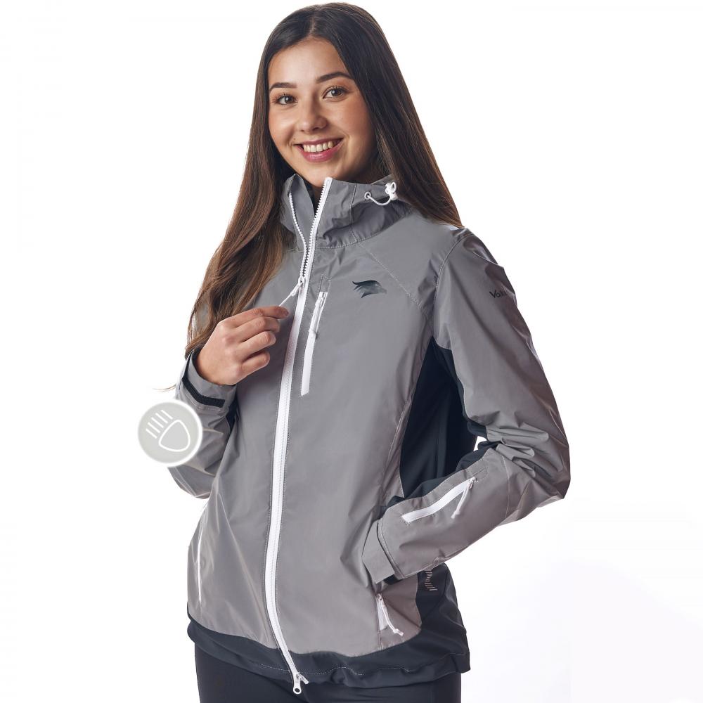 Valkental Damenjacke Softshell XL grau