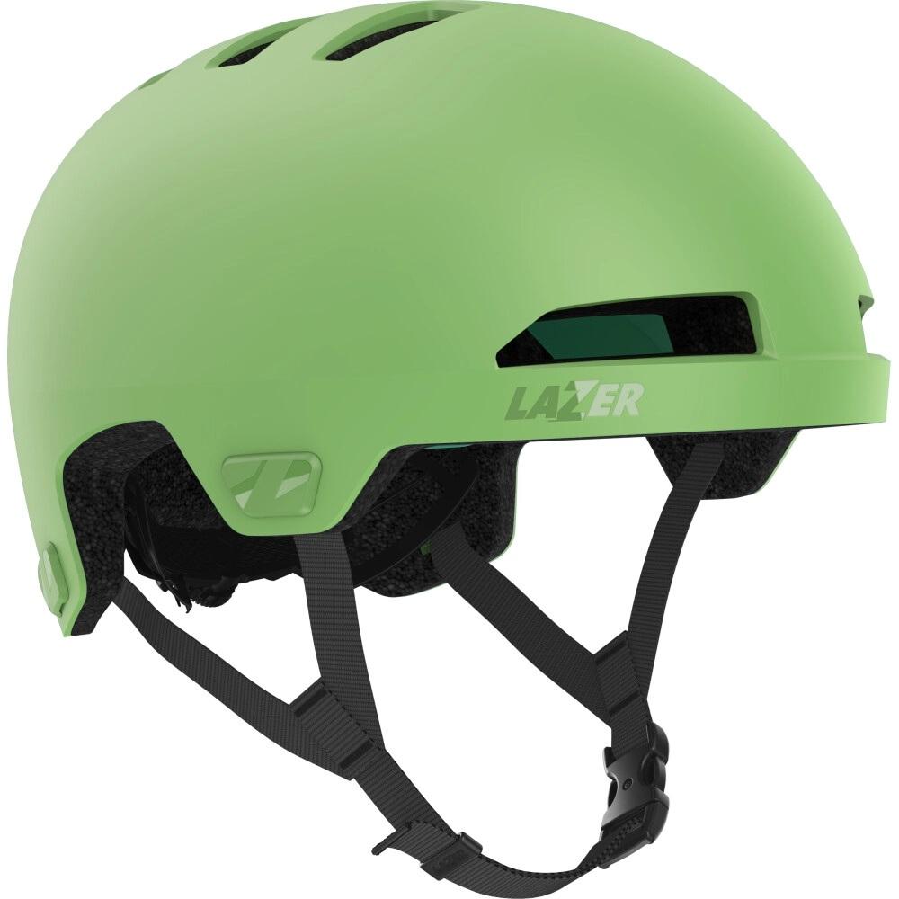 LAZER Helm Maze Jr KinetiCore Kids Matte Lime Unisize - sicherer Kinder-Skatehelm
