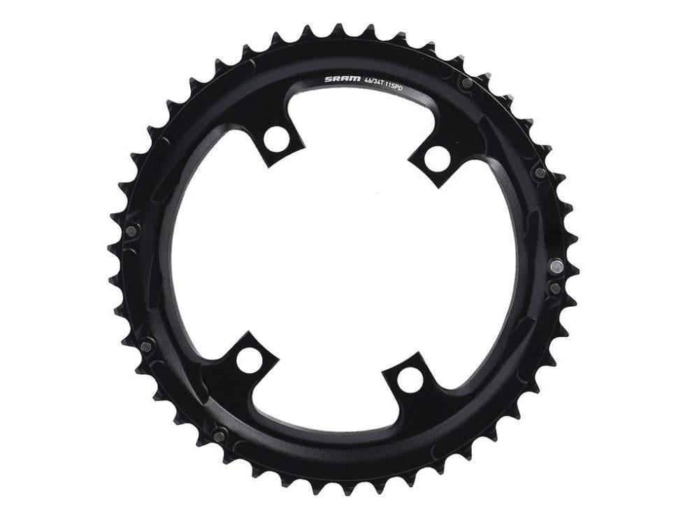 SRAM S390 Kettenblatt 46 Zähne 110 mm 4-Arm schwarz - präziser Antrieb für 11-fach