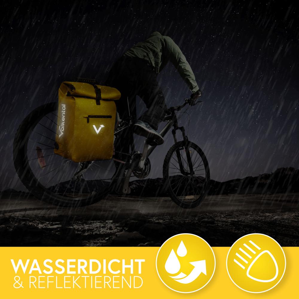 Valkental Rucksack ValkOne 3in1 Fahrradtasche gelb