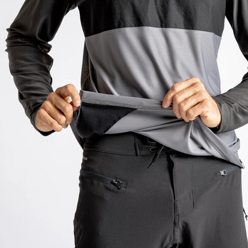 IXS Sports Division iXS Flow XTG Long Sleeve Henley XXL Graphite-Black - atmungsaktives Bike-Henley