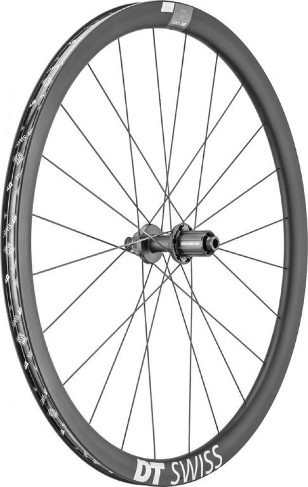 DT Swiss Laufrad ERC 1400 DICUT Disc 584 x 35 mm Schwarz - aerodynamisches Endurance-Carbonrad