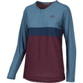 IXS Sports Division iXS Flow XTG Women's Long Sleeve Henley 38 Raisin / Marine - wetterfestes Trail-Shirt