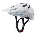Cratoni WildCat Kinder MTB-Helm white matt S-M, 49-56 Zentimeter, 12 Belüftungen, CleanTex Polster, Reflektoren, Visier