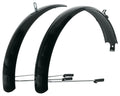SKS BLUEMELS Basic 20 Schutzblech-Set in Schwarz für Fahrräder, mit Befestigungsstreben.