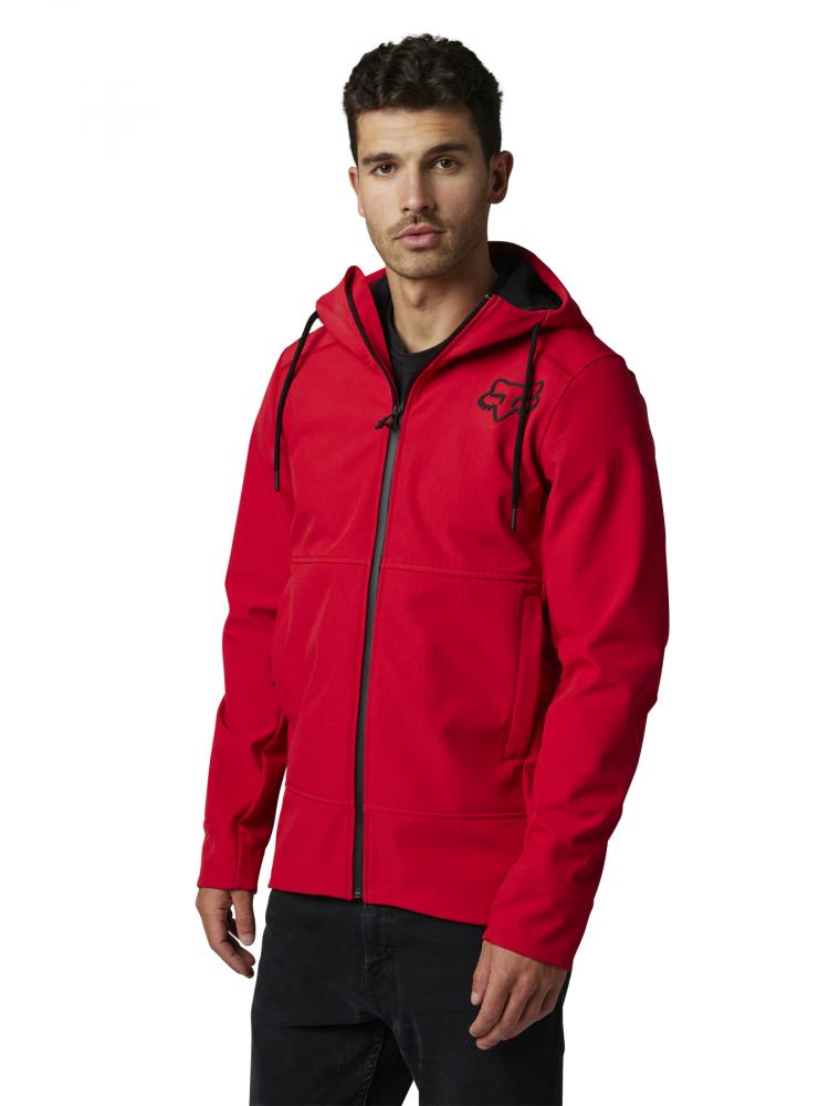 Fox wasserdichte Softshell-Pitjacke Flame Red Größe L
