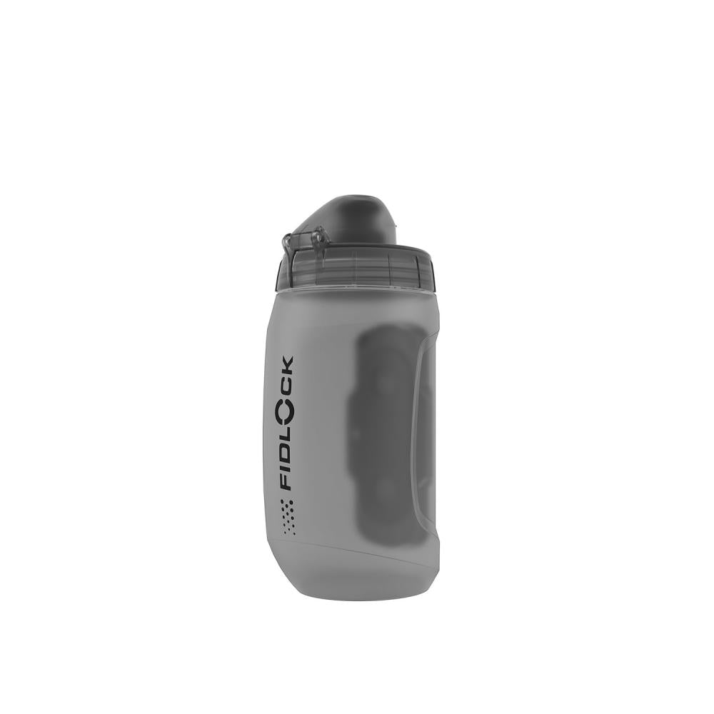 Fidlock TWIST Bottle 450 ml mit Bike Base kompakte, magnet-mechanische Trinkflasche für enge Fahrradrahmen, BPA-frei, spülmaschinengeeignet, inklusive Staubschutzkappe