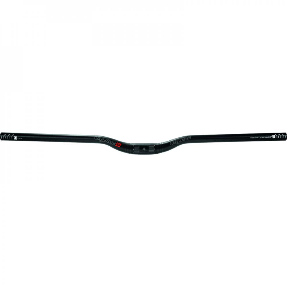 Ergotec Riser Bar 30 MTB Lenker 780mm schwarz-sand, 31,8mm Ø, 30mm Rise, 12° Backsweep, Safety Level 6.