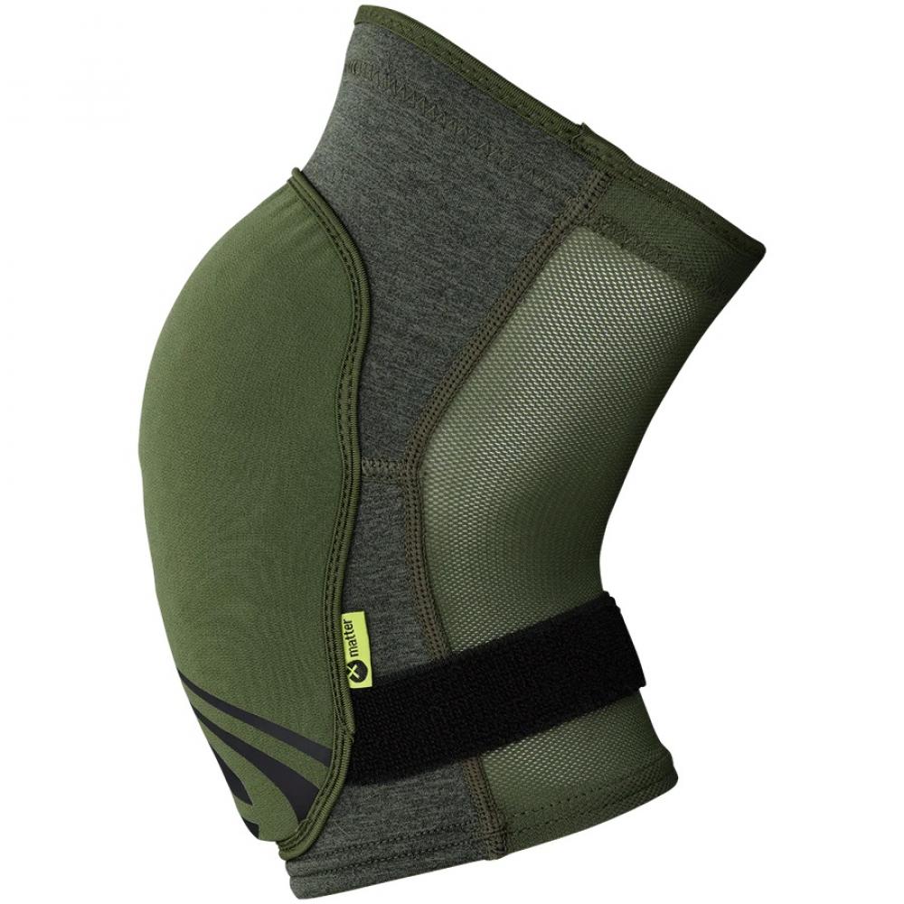 IXS Sports Division iXS Flow EVO+ knee guards M olive - leichter Trail-Knieprotektor mit Xmatter