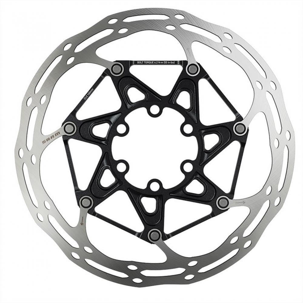 SRAM Bremsscheibe Centerline X Rounded, zweiteilig 6-Loch, titan Schrauben / 160 mm