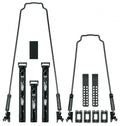 SKS Strebenset VELOFLEXX 55 für 26-28" Fahrräder, inkl. Rahmenadapter und Befestigungsmaterial, Strebenlängen 245 mm und 305 mm
