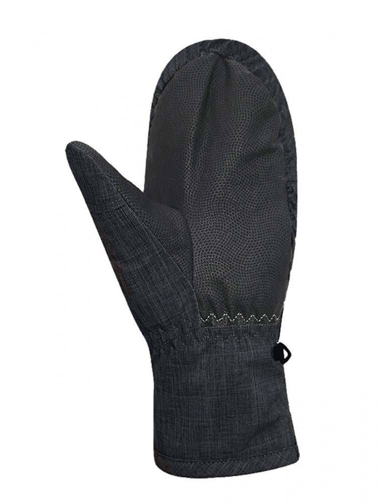 CHIBA Plus Mitten - wasserdichte, winddichte Winter-Fäustlinge für Radsport, Größe 9, schwarz