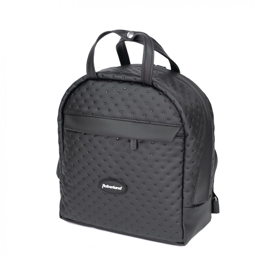 Haberland Rucksack-Lenkertasche Bella schwarz - clevere 2in1-Lösung für E-Bikes