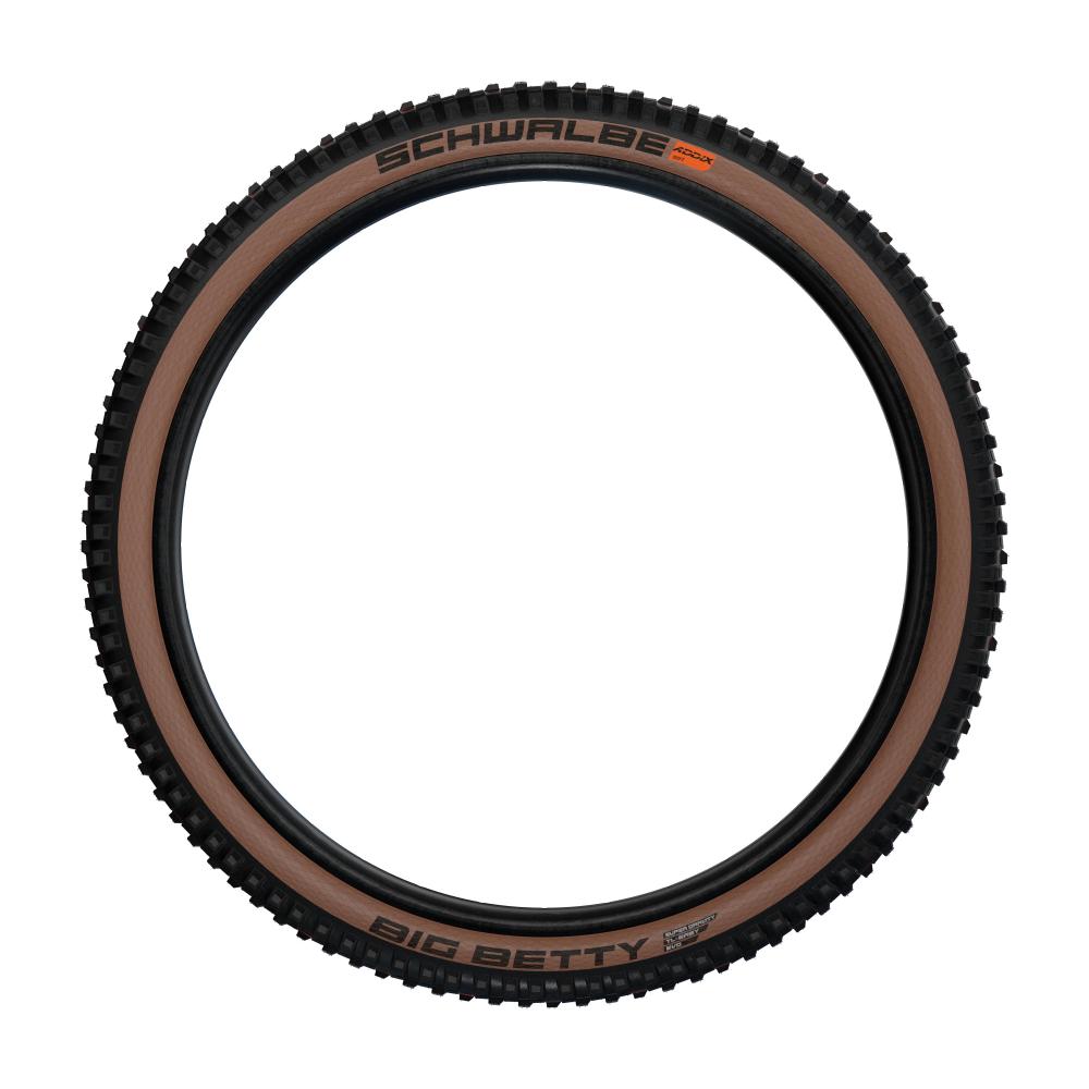 Schwalbe Big Betty Fahrradreifen 29x2.40 schwarz braun TLE E-50 faltbar.